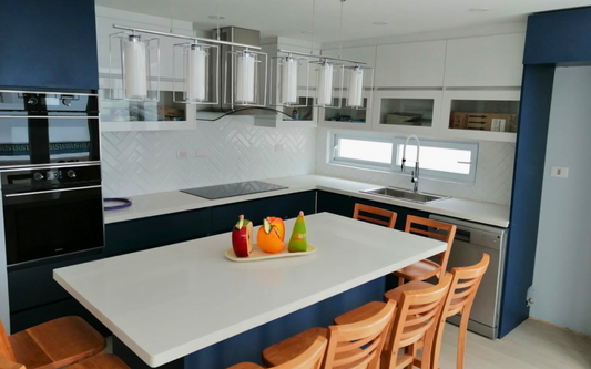 Cocina Azul Acero