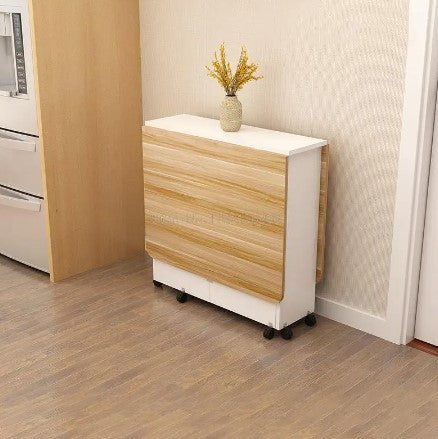 Mesa plegable blanca bar